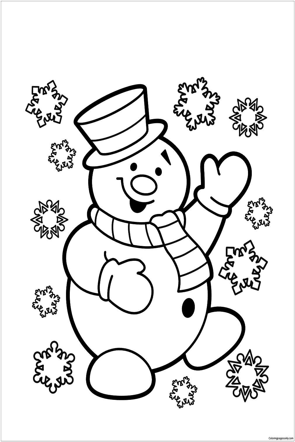 رجل الثلج يرقص من رجل الثلج