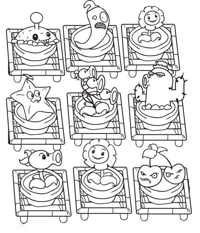 Special Plants Coloring Page