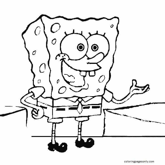 Spongebob 5 Coloring Page - Free Printable Coloring Pages