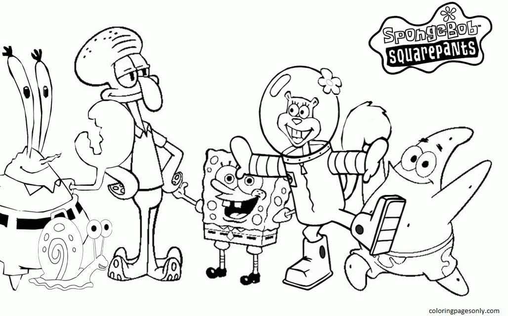 870 Coloring Pages Spongebob  Latest Free