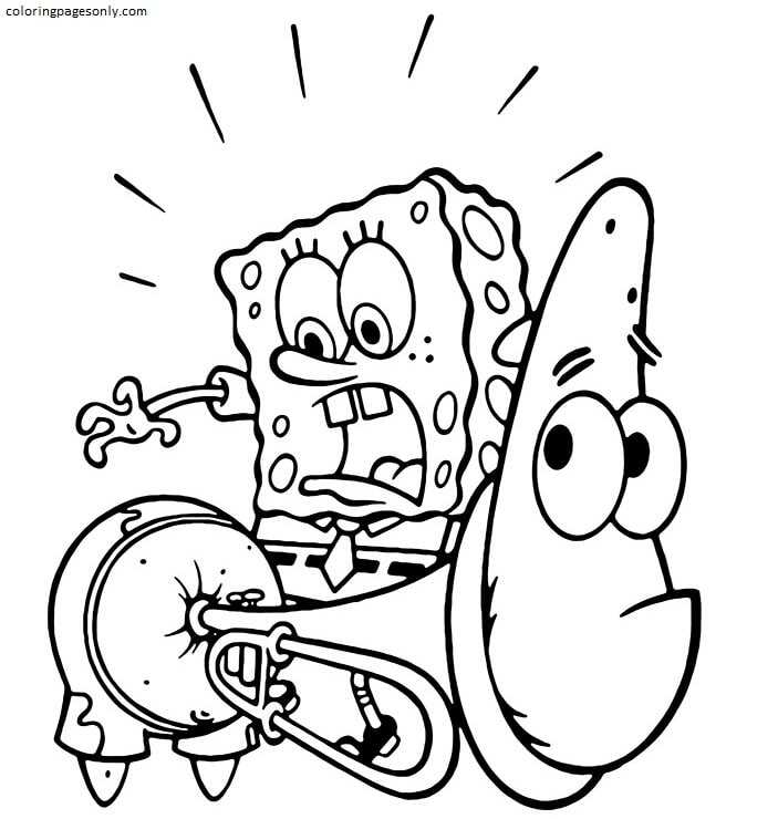 Spongebob en Patrick 3 van Spongebob