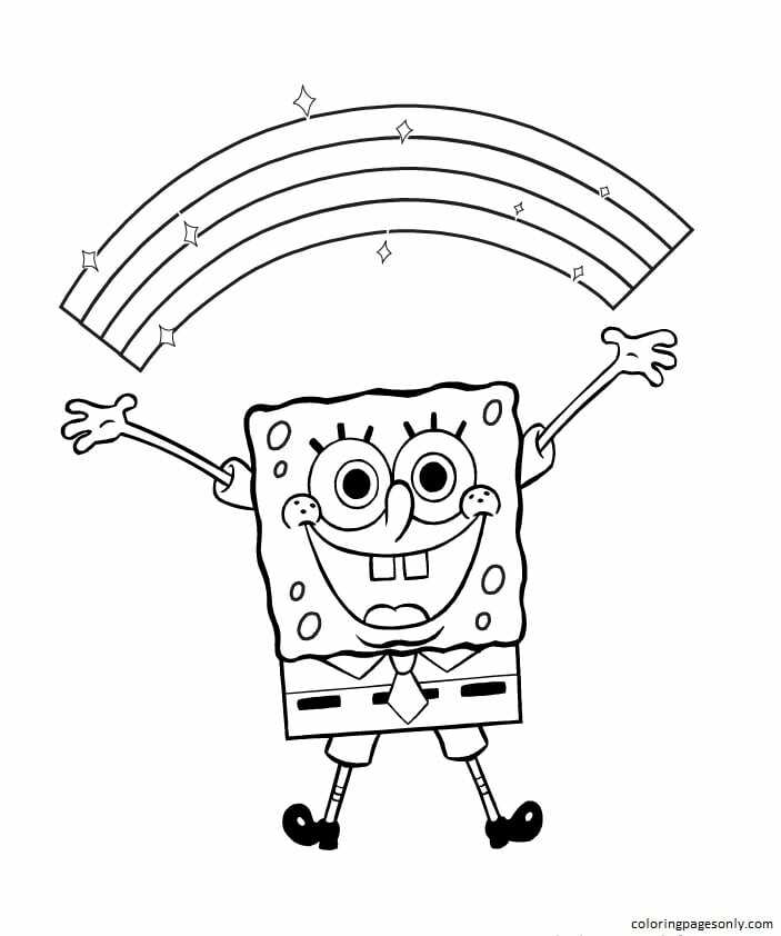 Spongebob Happy Coloring Pages Spongebob Coloring Pages Coloring Pages For Kids And Adults