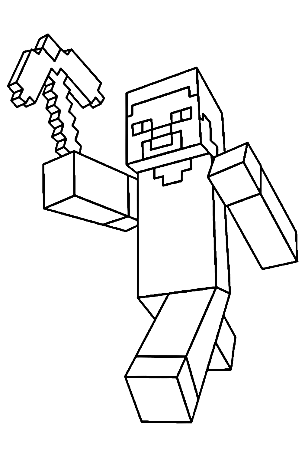 COMO DESENHAR O STEVE DE MINECRAFT 