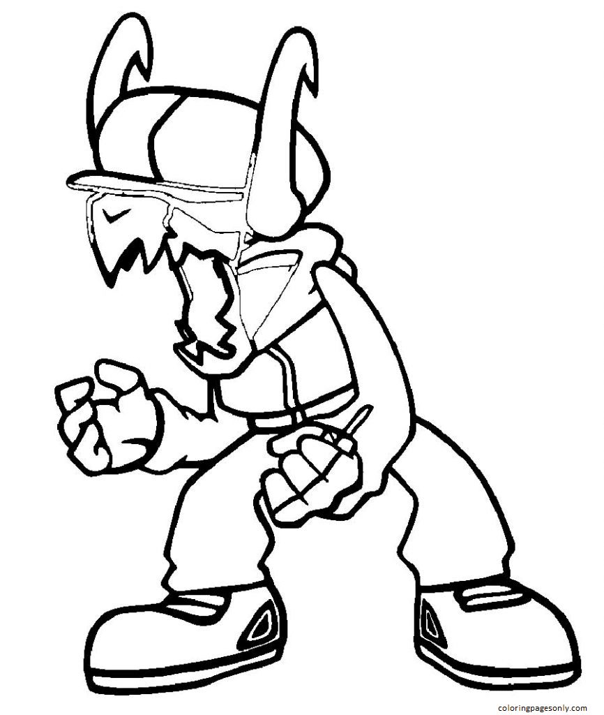Tord Friday Night Funkin Coloring Page Printable Vrogue