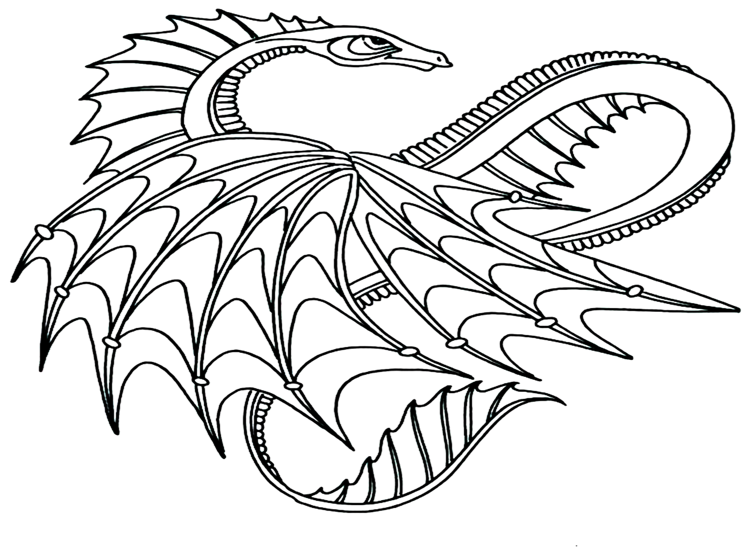 Throughout Dragon Coloring Pages