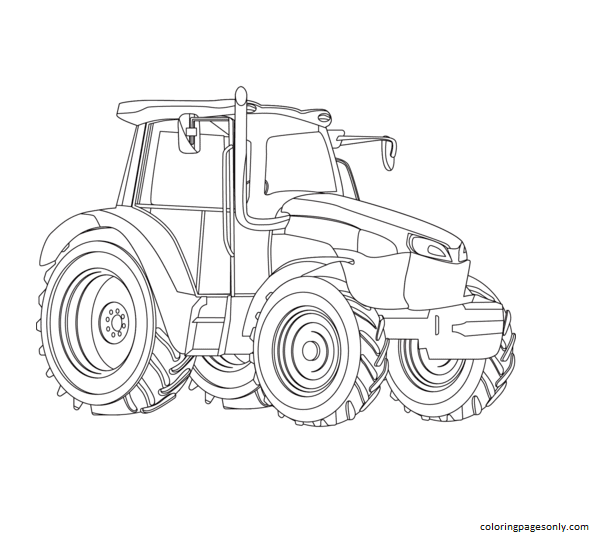 Tractor For Kids Coloring Pages
