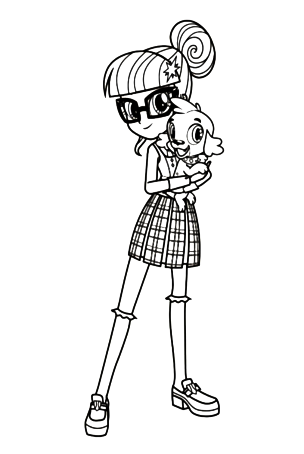 Twilight Sparkle Character Coloring Pages