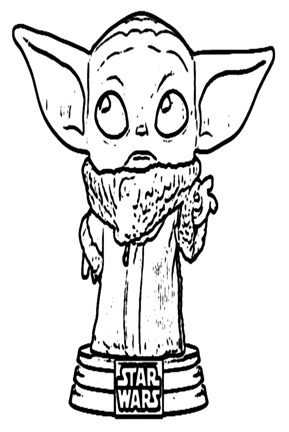 Yoda Trophy Coloring Pages