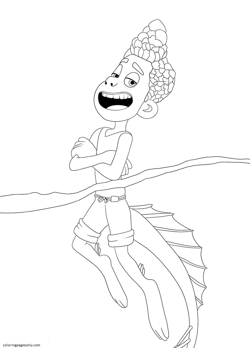 Luca Coloring Pages Coloring Pages For Kids And Adults