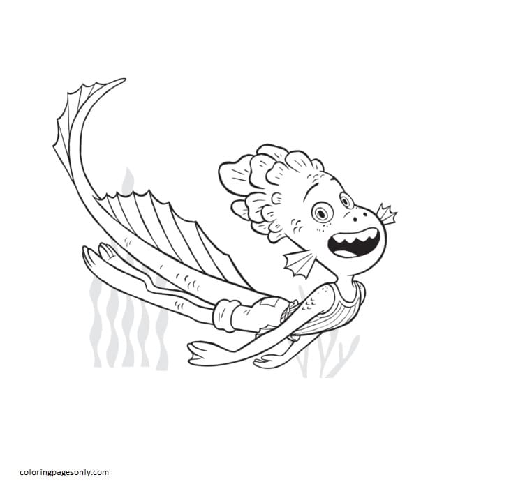 Luca Coloring Pages - Coloring Pages For Kids And Adults