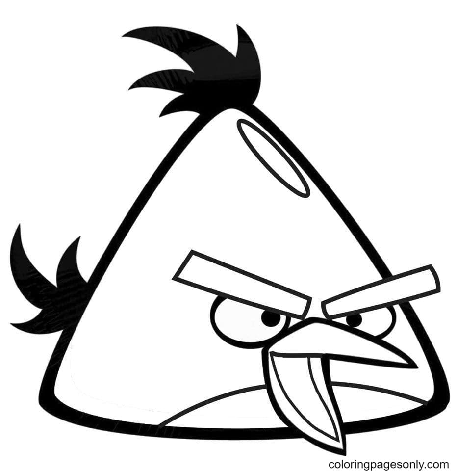 Angry Bird Print Coloring Page