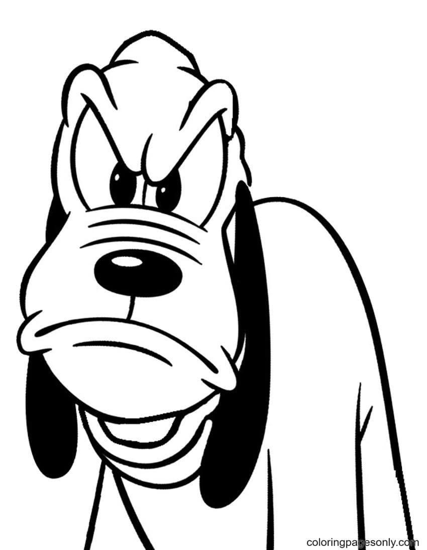 Angry Disney Pluto from Angry Face