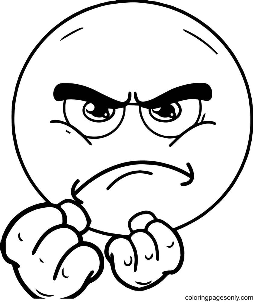 Emoji de cara enojada de Cara enojada