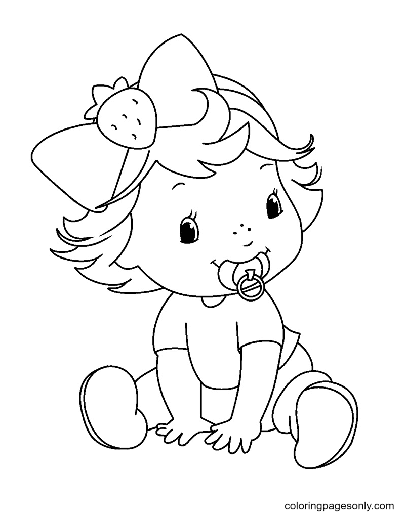 Shortcake Strawberry Coloring Pages