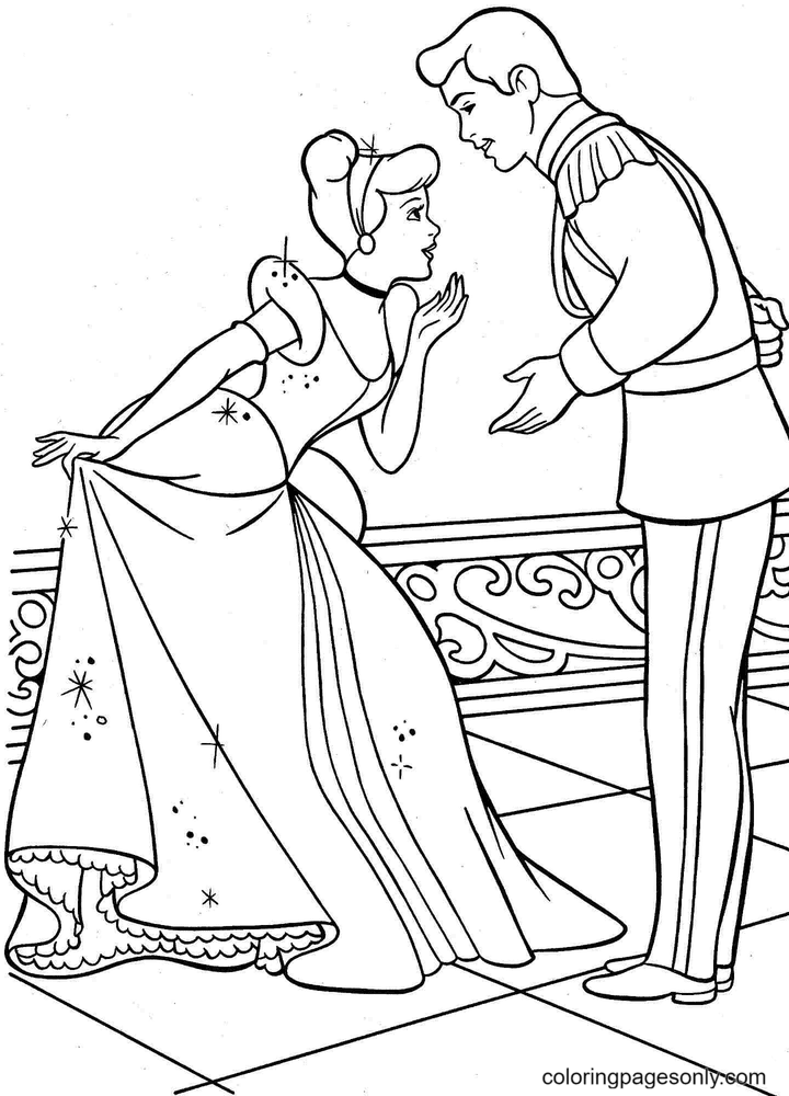 Belle Cendrillon et Prince Charmant de Cendrillon