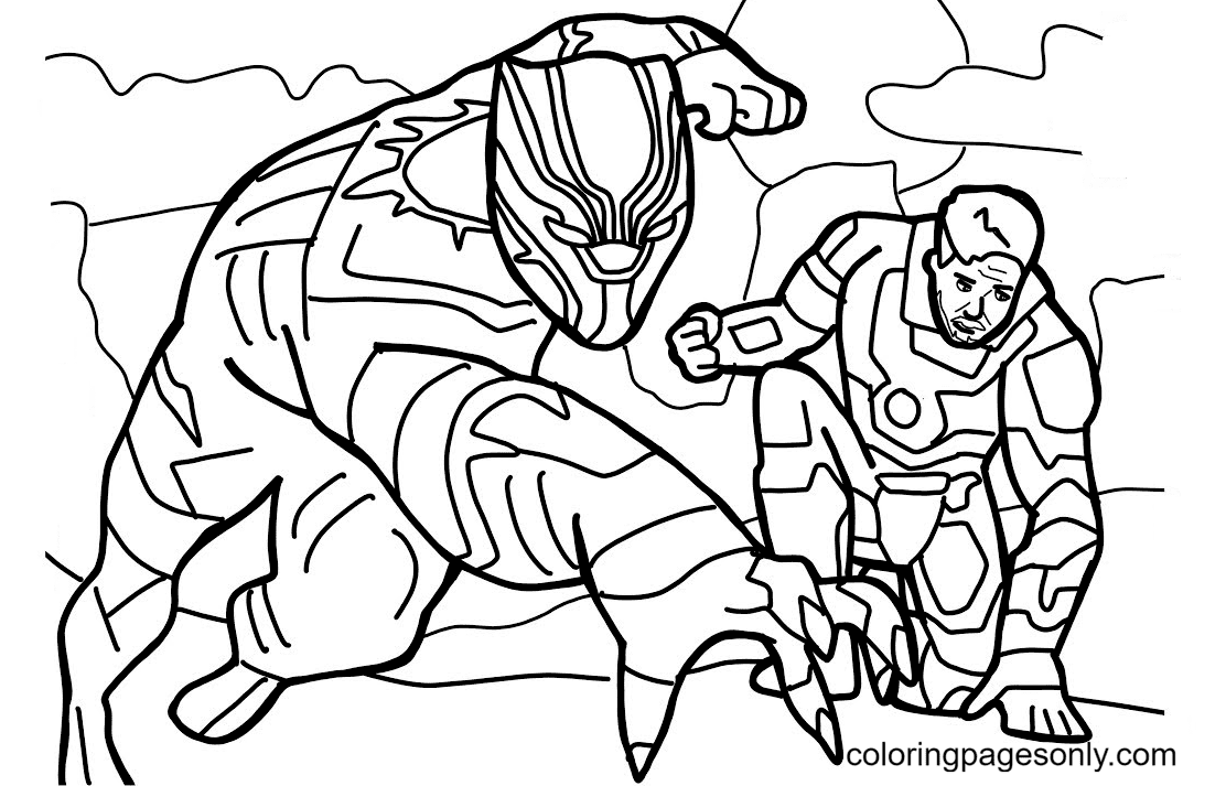 39 Black Panther Wakanda Coloring Pages Printable Coloring Pages