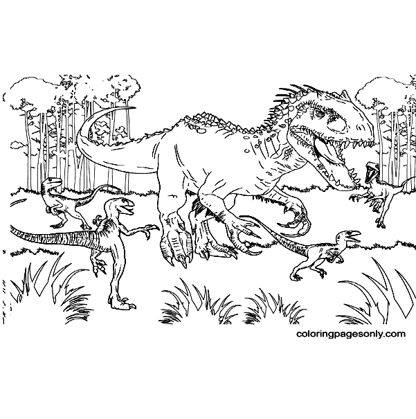 Jurassic World Coloring Pages - Coloring Pages For Kids And Adults