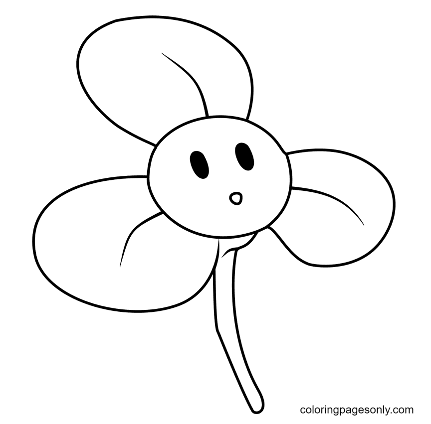 Blover Coloring Page