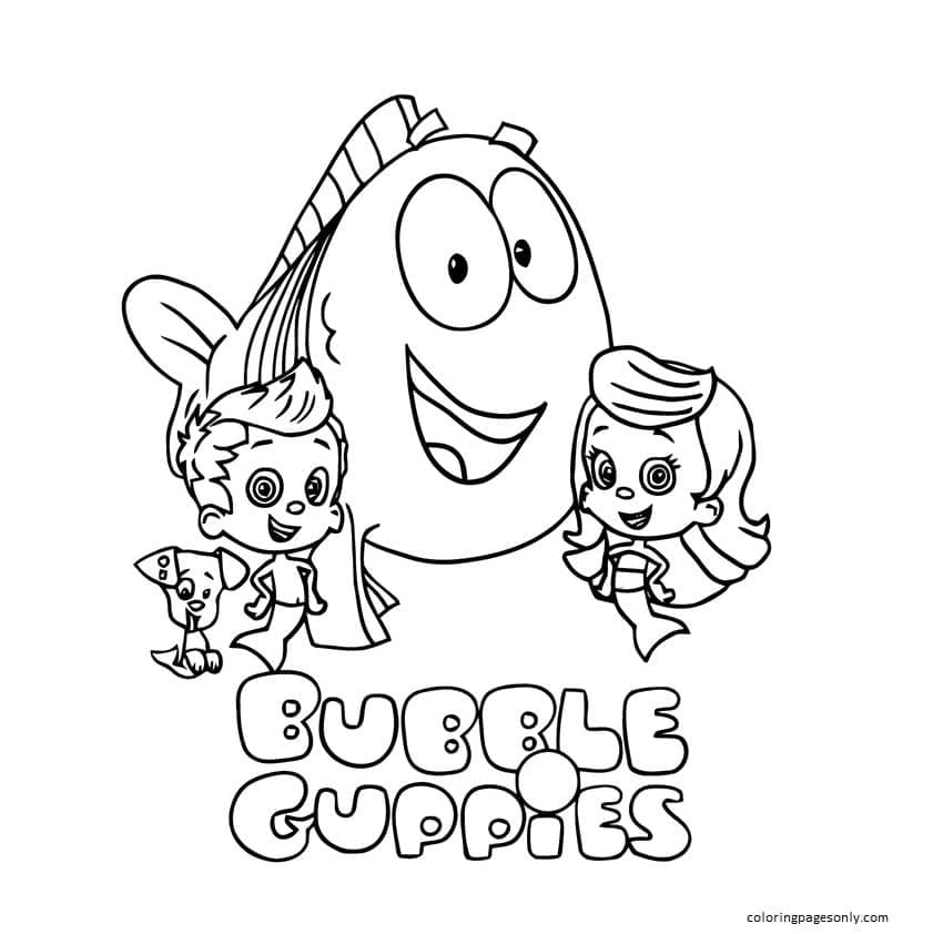 Bubble Guppies che ridono da Nick Jr