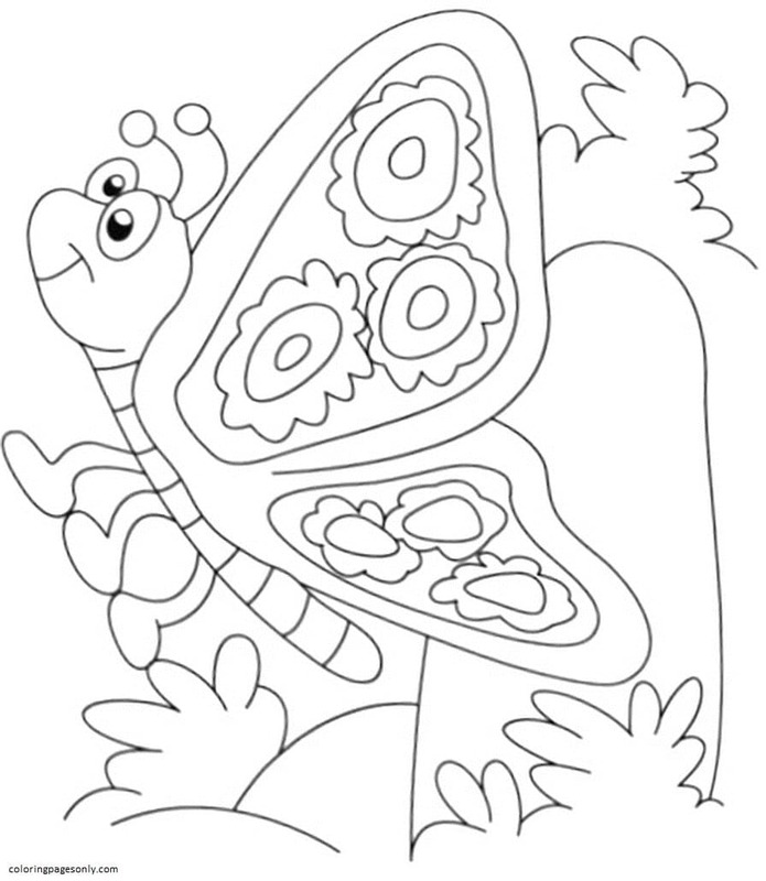 Butterfly 18 Coloring Page