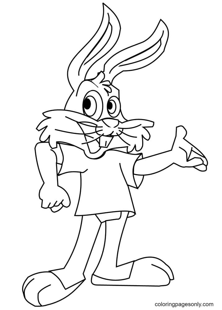 Мультяшные кролики Кролик из мультфильма "Милые кролики"