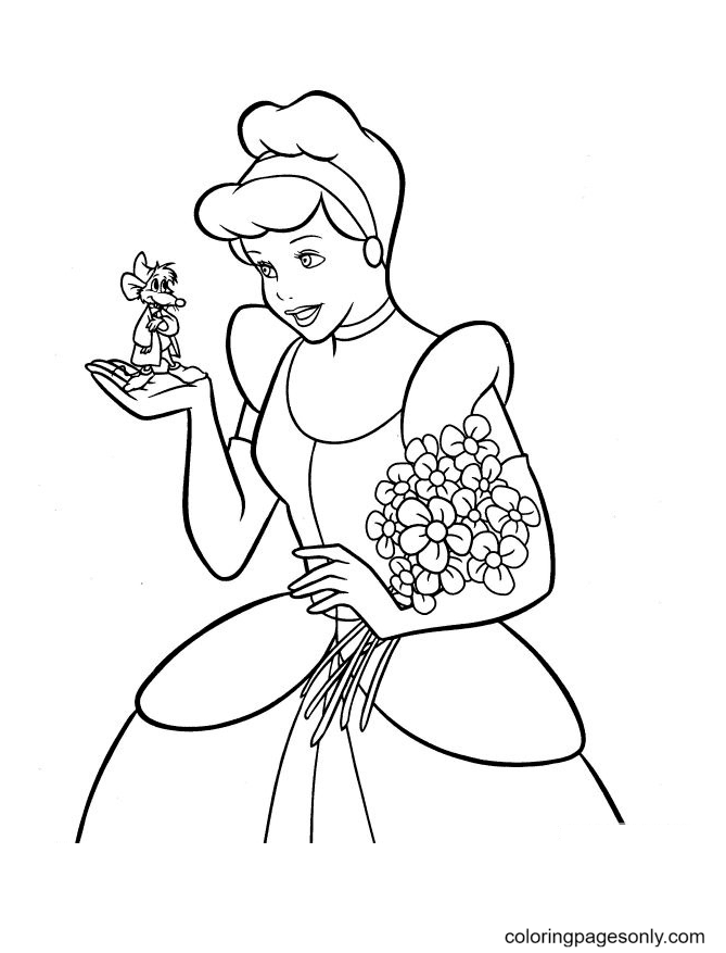 Cartoons Princess Cinderella from Cinderella