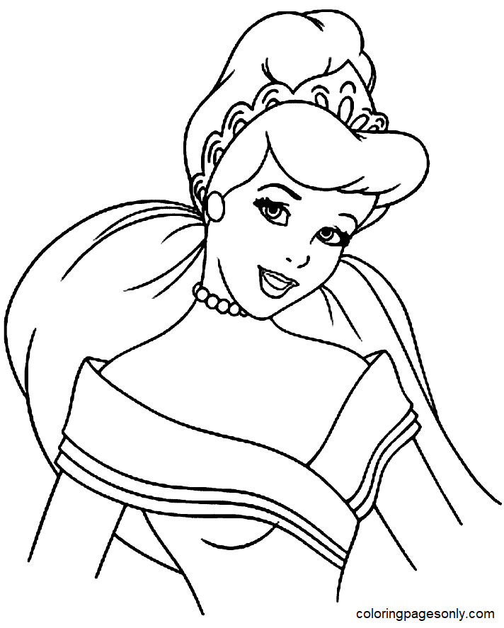 Cenicienta Hermosa De Dibujos Animados Disney de Cenicienta