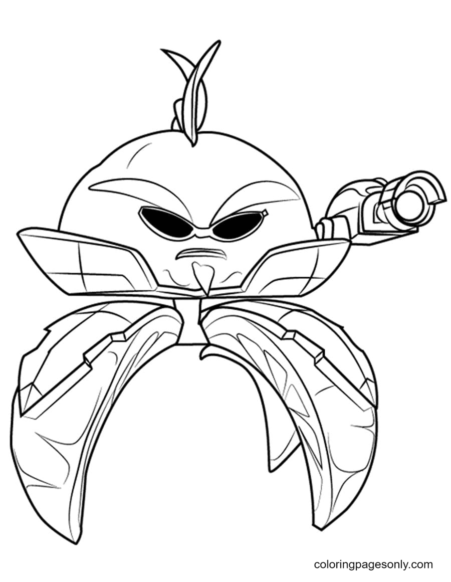 Citron From Plants Vs Zombies Coloring Pages