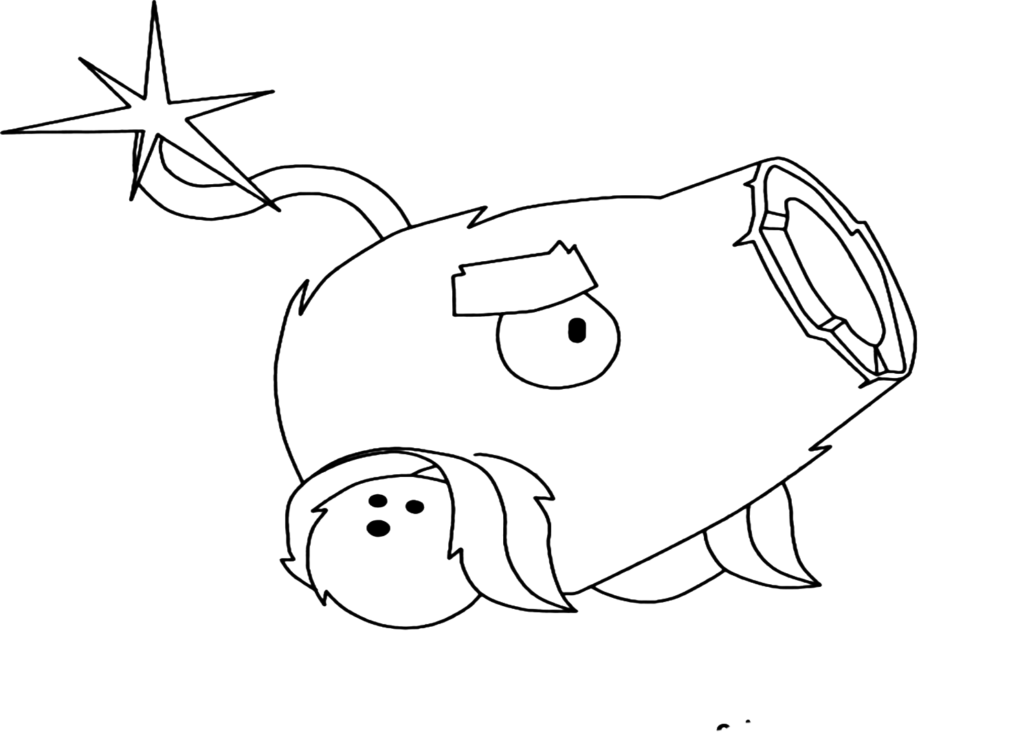 Coconut Cannon Coloring Pages