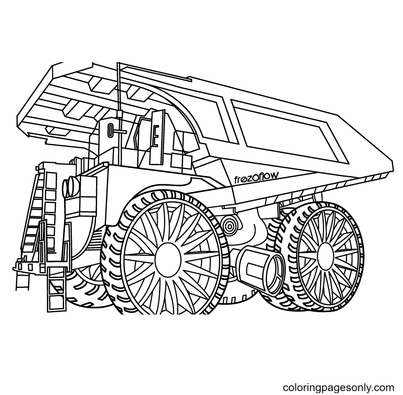 Baufahrzeug-Monstertruck von Monster Truck