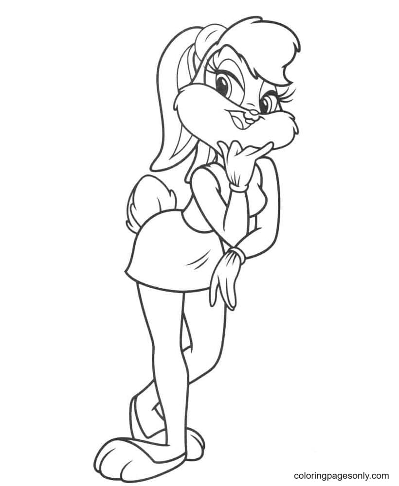 900  Coloring Pages Lola Bunny  Free