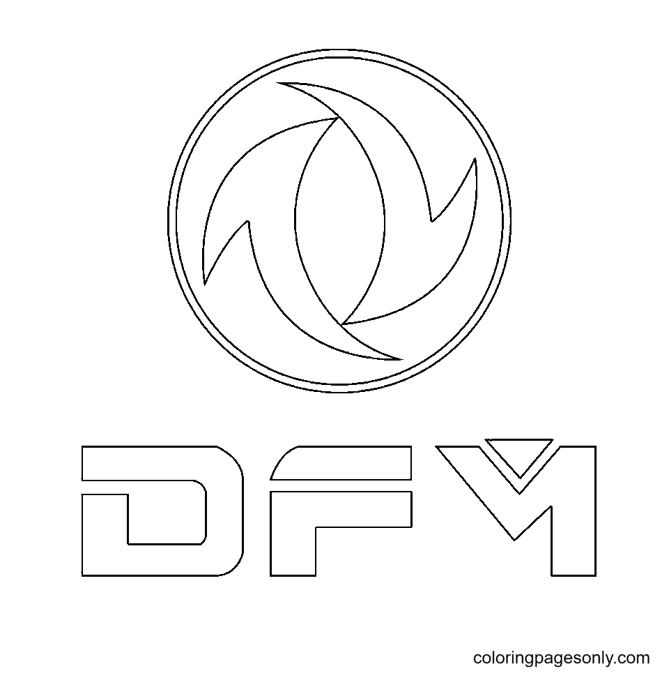 شعار سوق دبي المالي – دونغفنغ موتور من شعار السيارة