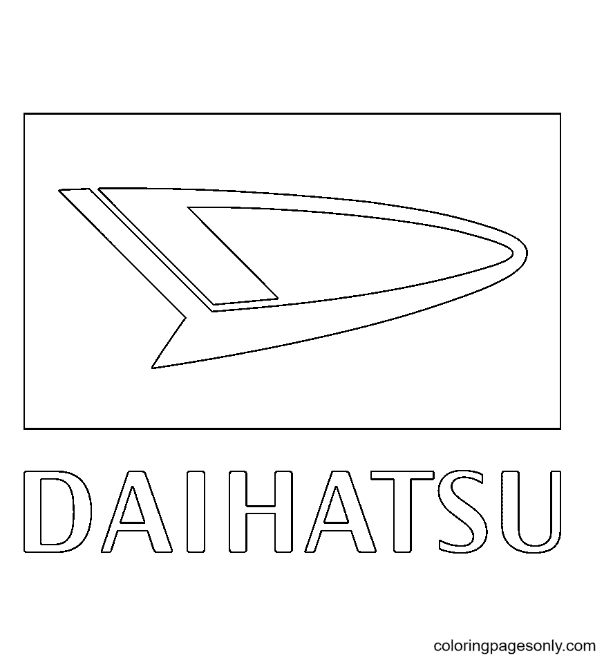 Daihatsu-Logo vom Auto-Logo