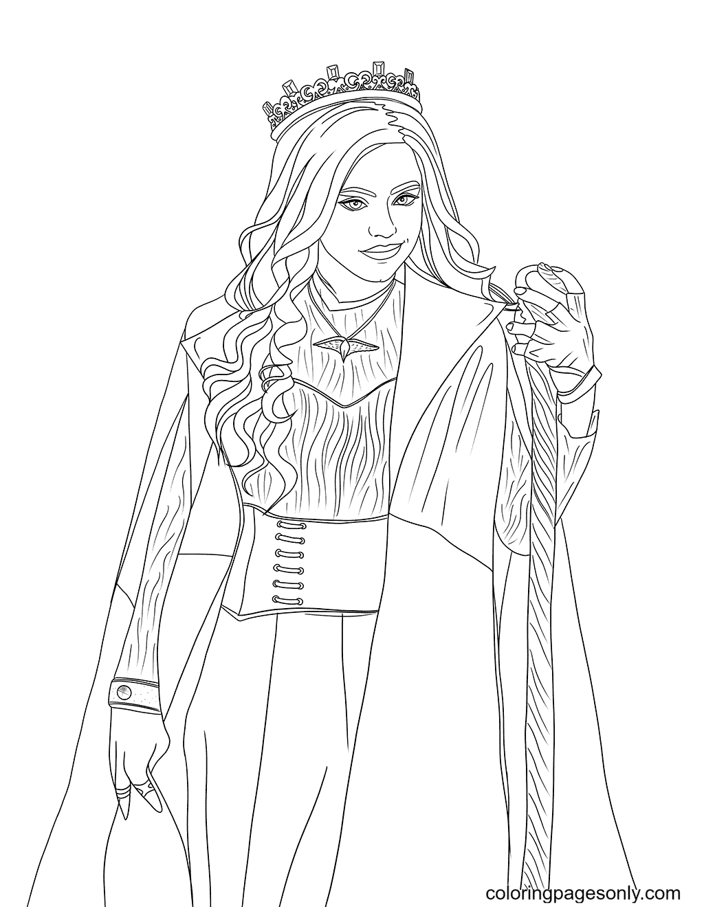 Free Printable Descendants Coloring Pages For Kids Descendants Coloring Pages Disney Coloring