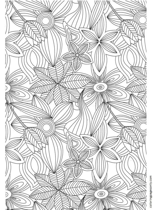 Detailed Coloring Page