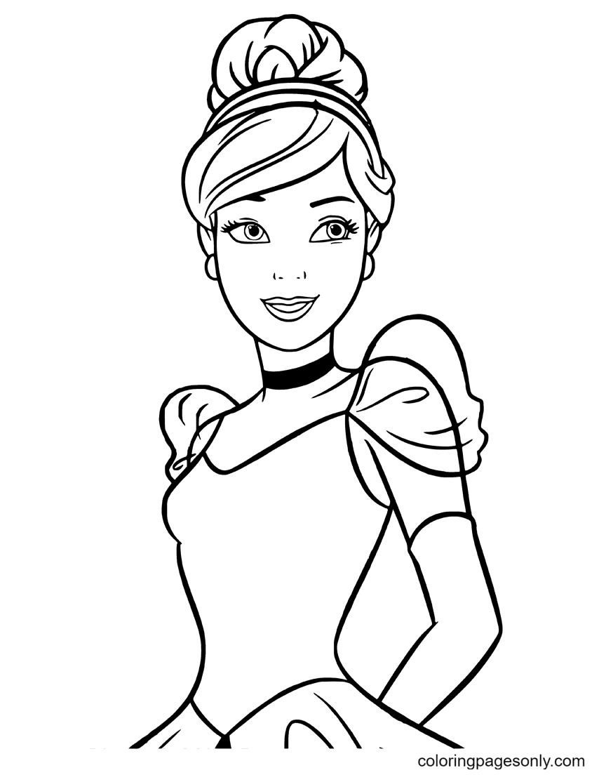 22 Beautiful Princess Cinderella Coloring Pages For G Vrogue co