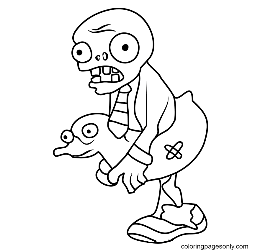 Ducky Tube Zombie from Plants vs Zombies