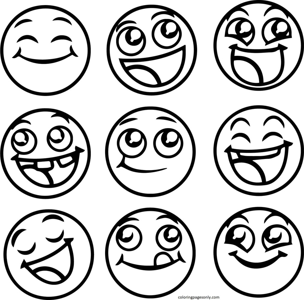 Free Printable Emojis Coloring Pages Emoji Coloring Pages Coloring 