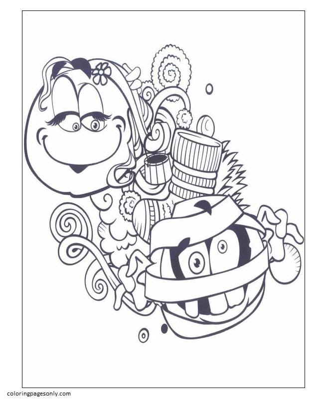Emoticons Coloring Pages