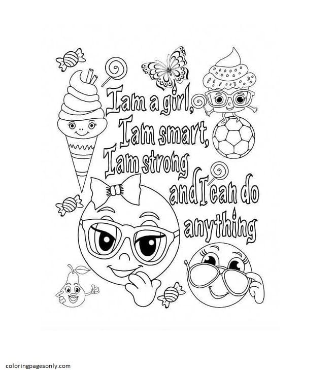 Emoticons 10 Coloring Pages