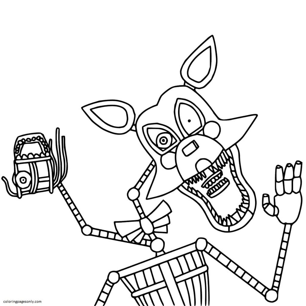 Nightmare Puppet Coloring Page