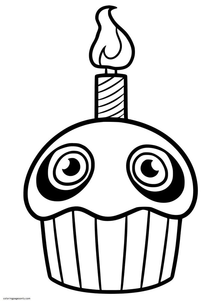 Five Nights at Freddy's Cupcake uit Five Nights At Freddy's 2