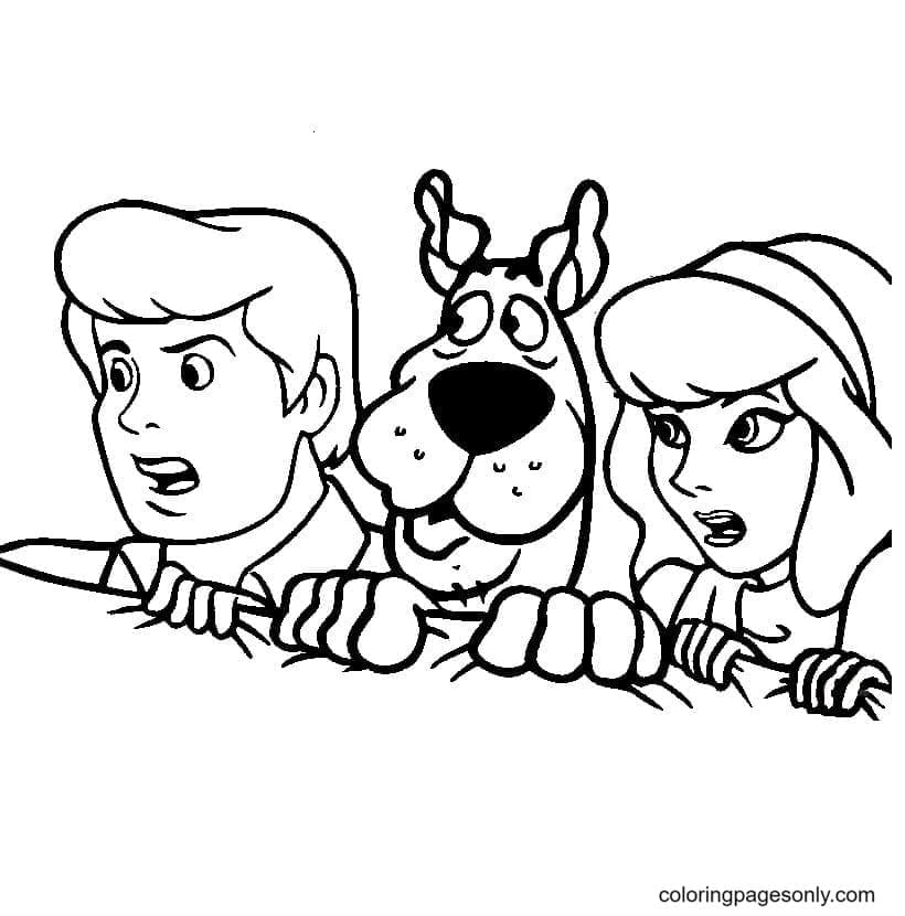 Fred Jones, Scooby en Daphne Blake van Scooby-Doo