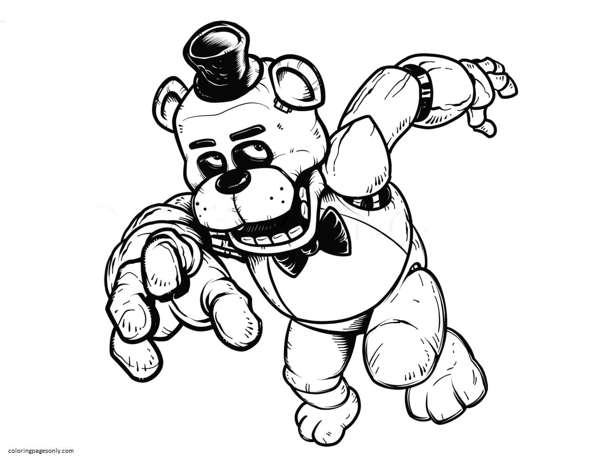 《玩具熊的五夜后宫 2》中的 FNaF 弗莱迪