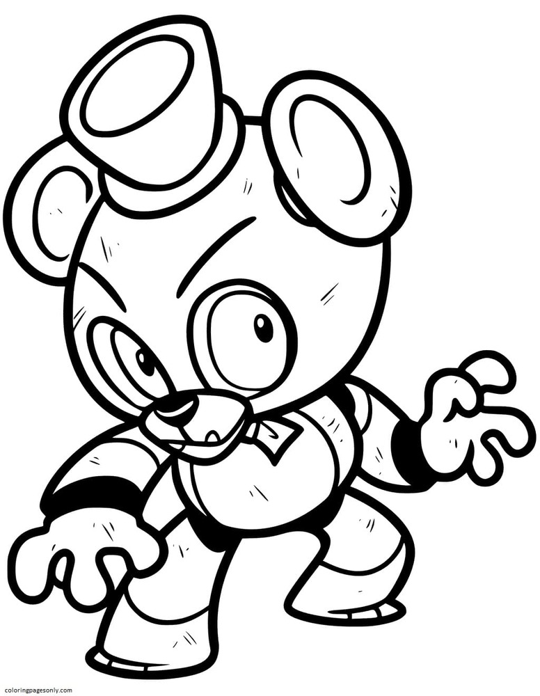 Five Nights At Freddy s Coloring Pages Freddy
