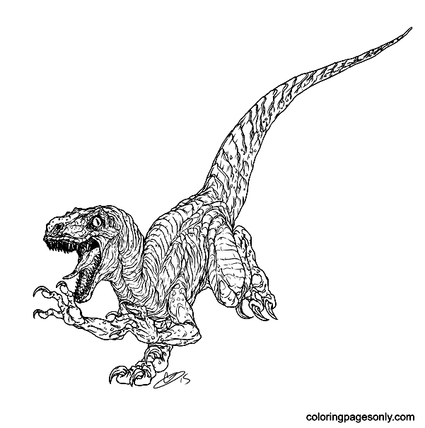Free Jurassic World Dinosaur Coloring Pages