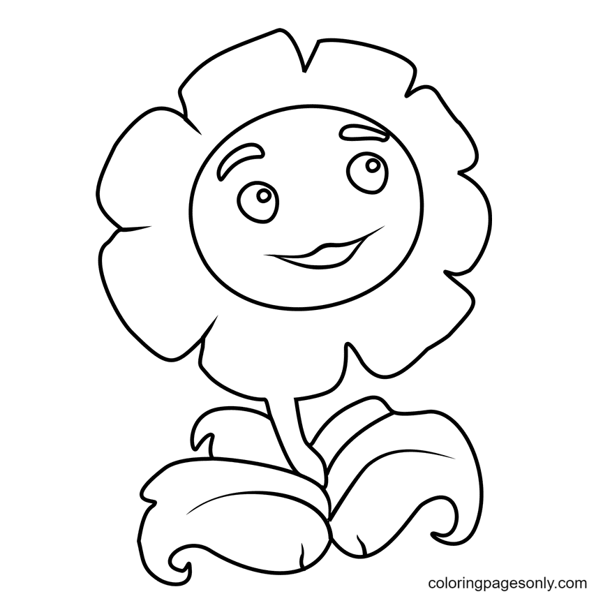 Giant Marigold Coloring Pages