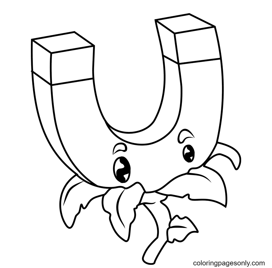 Gold Magnet Coloring Page
