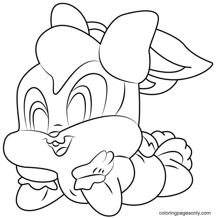 Happy Baby Lola Coloring Pages
