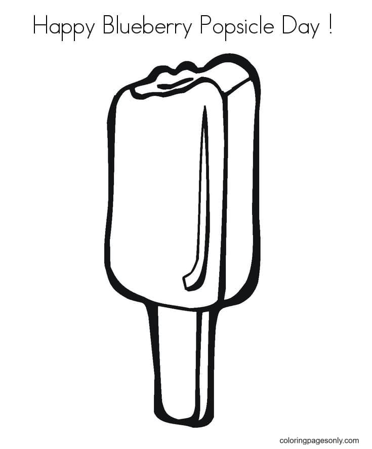 Поздравляю с Днем черничного мороженого от Popsicle